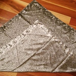 Valentina Metallic Silver Scarf